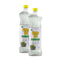 Kit 2 Desinfetante Pinho Sol Naturals Lavanda e Melaleuca 1l
