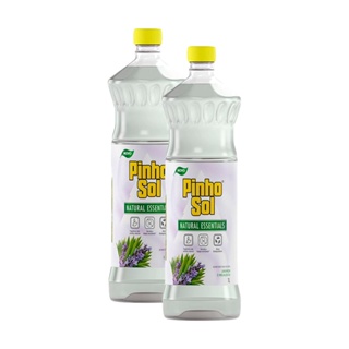 Kit 2 Desinfetante Pinho Sol Naturals Lavanda e Melaleuca 1l em Oferta na Shopee