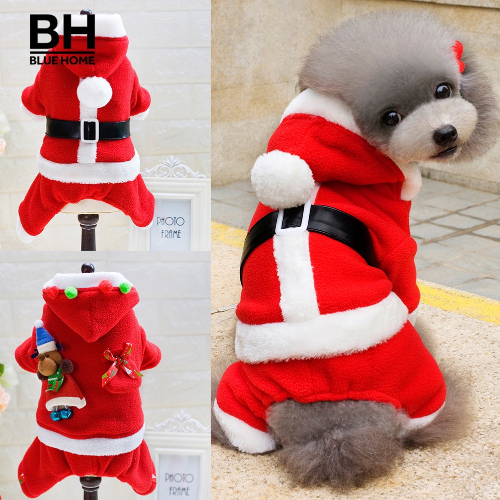 roupa de papai noel cachorro