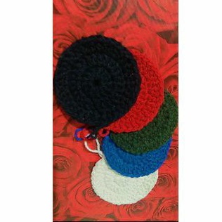 Ecopads, 100% algodão, disco reutilizável, produto artesanal