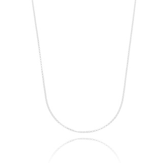 Colar Elos Português 45cm Prata 925