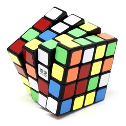 Cubo Mágico 4x4 QiYi QiYuan Preto Adesivado Profissional