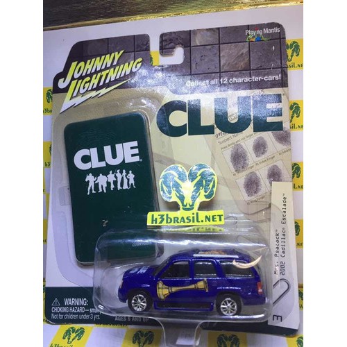Bx479 Johnny Lightning Clue 2002 Cadillac Escalade Peacock
