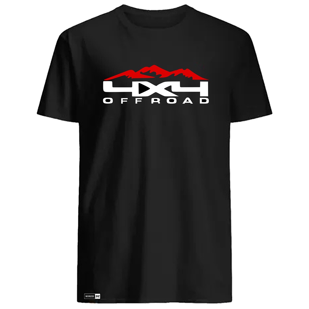 Camiseta Off Road 4x4 Jeep - Trilha - Personalizada Camisa 100% Algodão de Qualidade