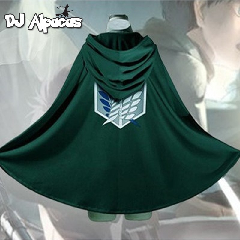 Anime Shingeki Não Kyojin Manto Cabo Plus Size Homens Mulheres Novo Cosplay Attack On Titan Roupas Unissex Manto Coser