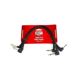 Kit com 3 cabos P10 para pedal 25cm MXT