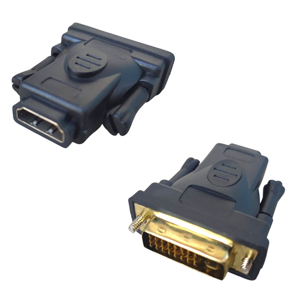 Conversor Dvi-i Macho 24+5 Para Hdmi Fêmea 1080p Banhado | Shopee Brasil