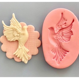 Molde De Silicone divino Pomba religioso Para Decorar F462 em Oferta na Shopee