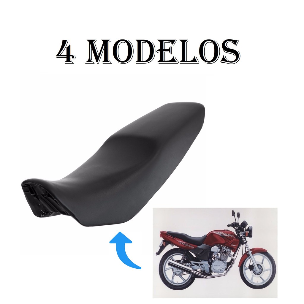 Capa No Modelo Original / Antiderrapante / Fibra de Carbono - Honda Cbx 200 Strada