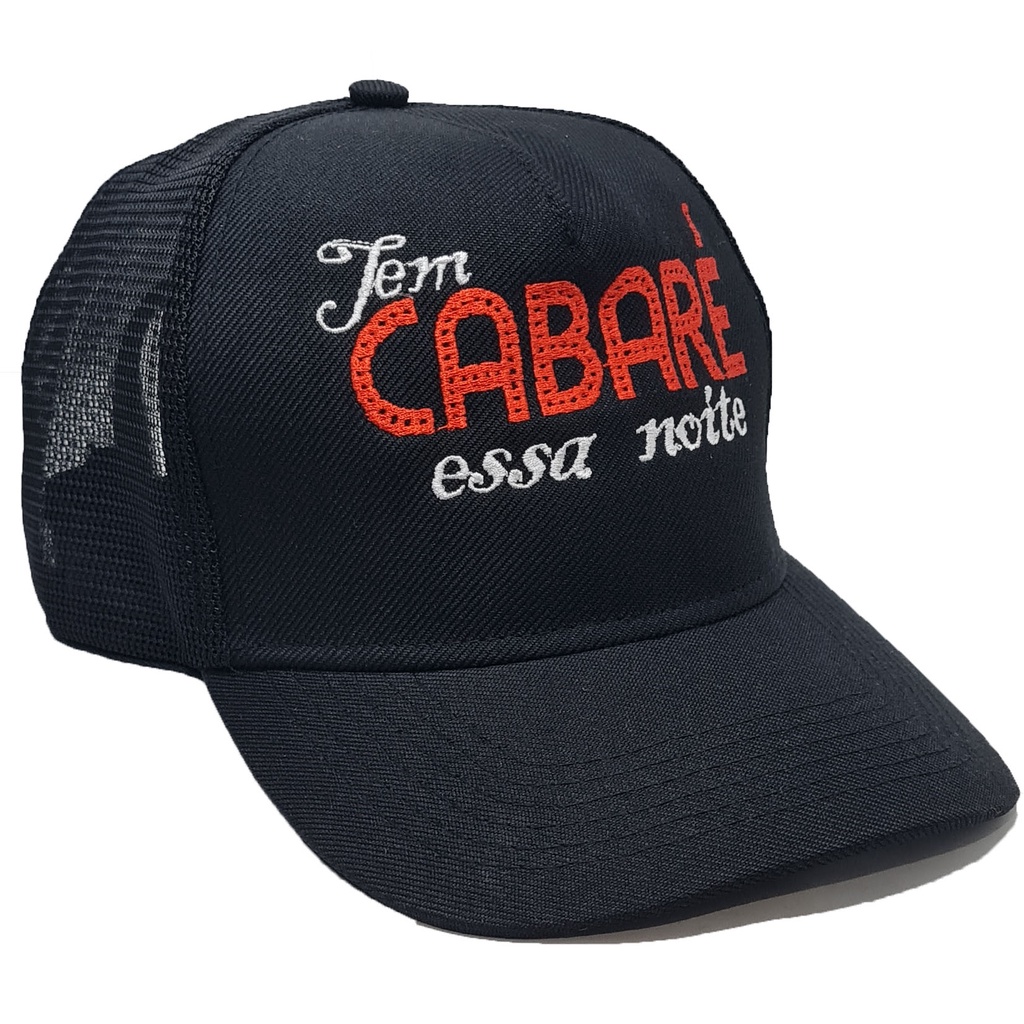 Boné variação TEM CABARÉ ESSA NOITE Sertanejo Cowgirl Contry Feminino Snapback Trucker Telado
