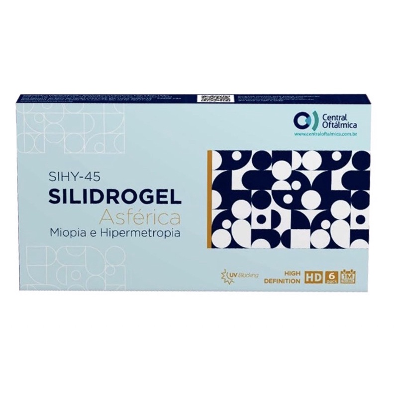 Lentes de Contato Silidrogel Asferica Sihy-45 em Oferta na Shopee