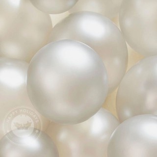 Balões Perolizados Branco nº9 - 50 unidades