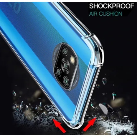 Detalhes do Kit Capa Anti-Impacto + Película 3D Privacidade P/ Poco X3 / X3 Pro