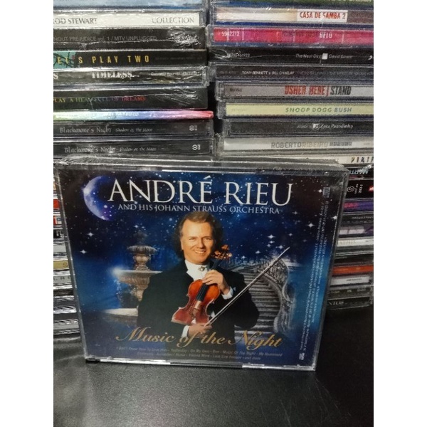 cd duplo André Rieu music of the night celebrates Abba novo de fabrica original sem o lacre da fabrica