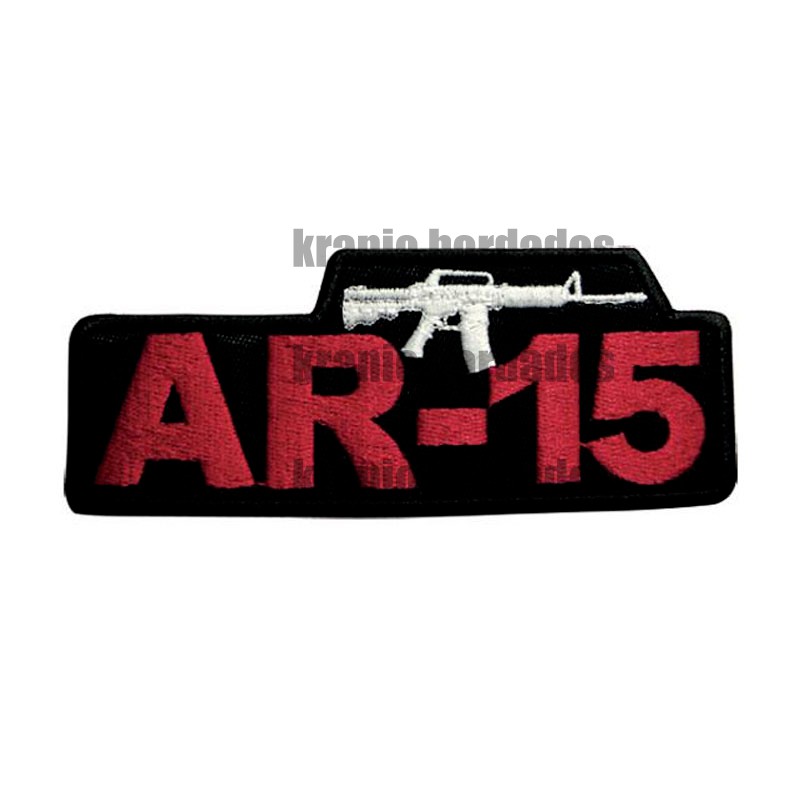 Ar-15 Arma Paintball Airsoft Patch Bordado Envio Imediato