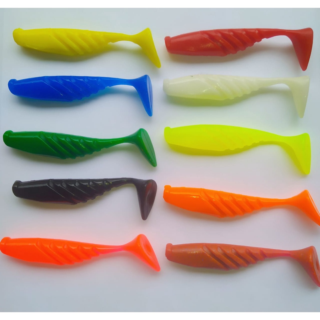 Isca Artificial SHAD Soft Matador kit com 4 unidades.