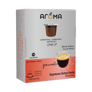 10 Cápsulas Nespresso* Espresso Extra Forte - Aroma Selezione