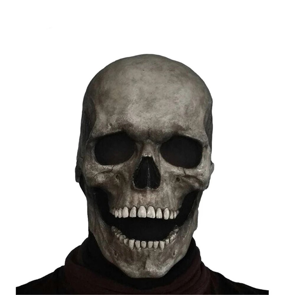 Máscara De Halloween Cosplay Esqueleto Assustadora Para Adultos