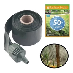 Mangueira Irrigação Micro Perfurada 15 Metros Horta Gramado Jardim - Santeno I Seguro