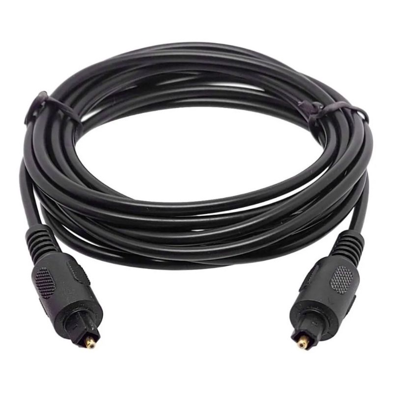 Cabo Audio Optico Digital Toslink 5 Metros Pdif 5.1 Home