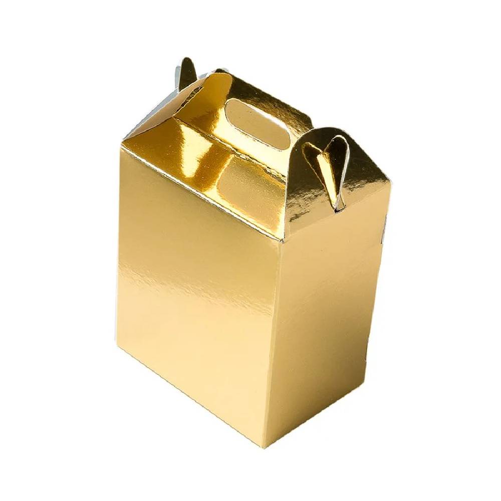Caixa Sacolinha S2 14x11x6cm Dourada 10un - Assk Rizzo - Home & Living