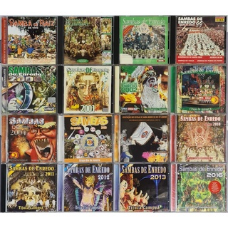 CD Sambas De Enredo Música Escola De Samba Carnaval Rio De Janeiro 99/2018 - Lote SE