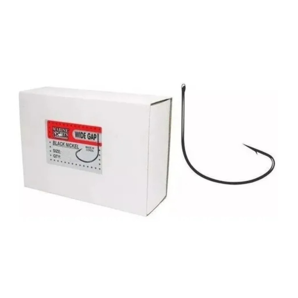 Anzol Marine Sports Wide Gap 6 Tucunaré Robalo Corvina 100unidades