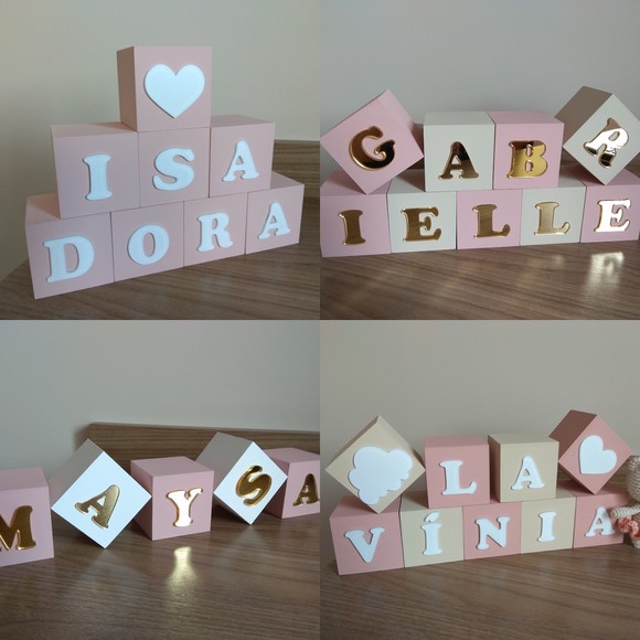 Cubos Dado Mdf Letra Nome Bebê Dm Terra Brasil Infantil Quarto Decoração Dado Letra em Oferta na Shopee