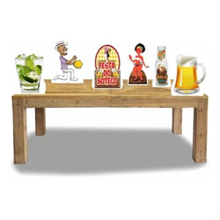 Kit Display Festa Boteco 6 Displays 22cm em Oferta na Shopee