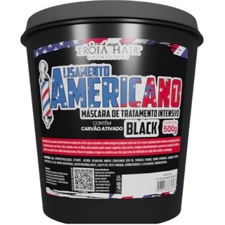 Alisamento Americano Progressiva Masculina Black Tróia Hair (500g)