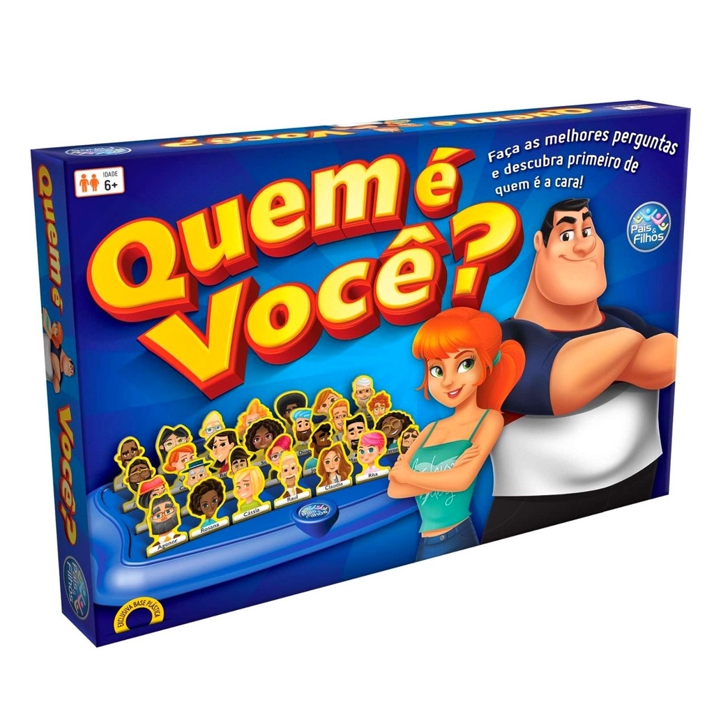 JOGO QUEM E VOCE TOP LINE CARA A CARA - PAIS E FILHOS