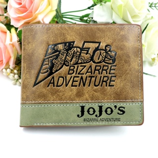 Anime JoJo's Bizarre Adventure Carteira Curta Bolsa De Couro PU em Oferta na Shopee