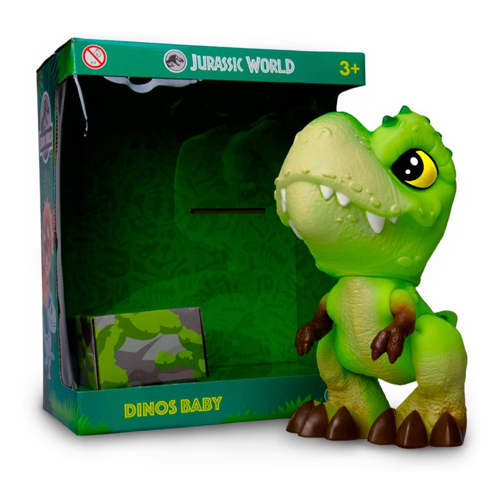 Brinquedo Jurassic World Dinossauro Rex Articulado Dino Baby - Mom & Baby