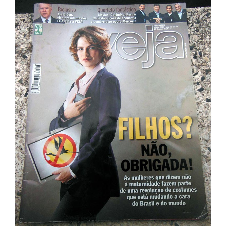 Revista Veja 2323 Filhos? Não, Obrigada! Gisele Bundchen 29 Mai 2013 Ler Descrição