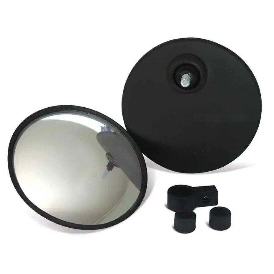 Espelho 17cm Auxiliar Retrovisor Bionico Convexo Braço Externo Ponto Cego Olho de Boi C/Grau Redondo em Oferta na Shopee