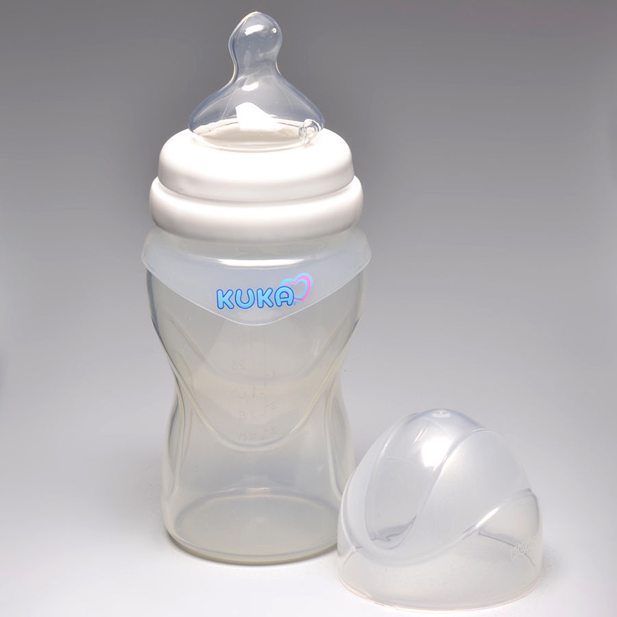 Mamadeira Silicone Branco Big Orto. Nª2 250ml 7119 - Kuka