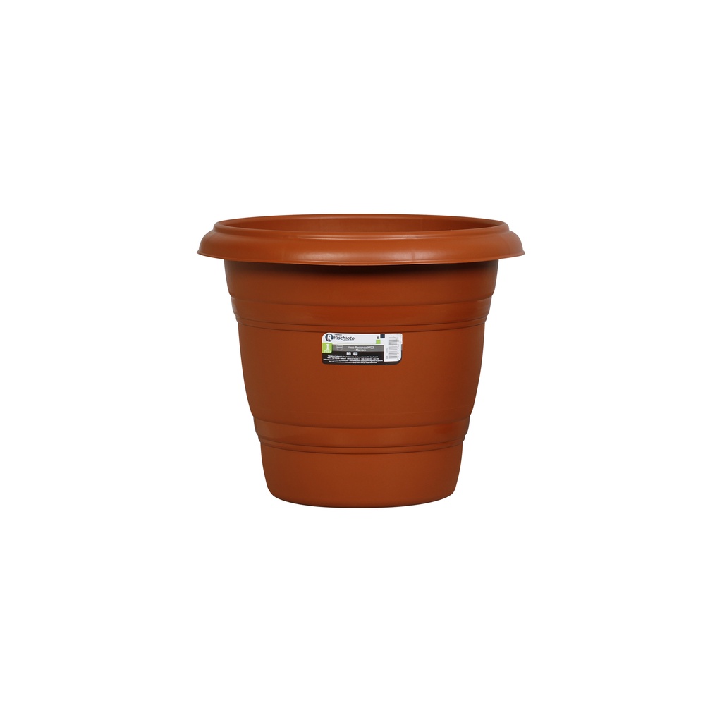 Vaso Redondo Para Plantas - 4,0 Litros - Rischioto em Oferta na Shopee