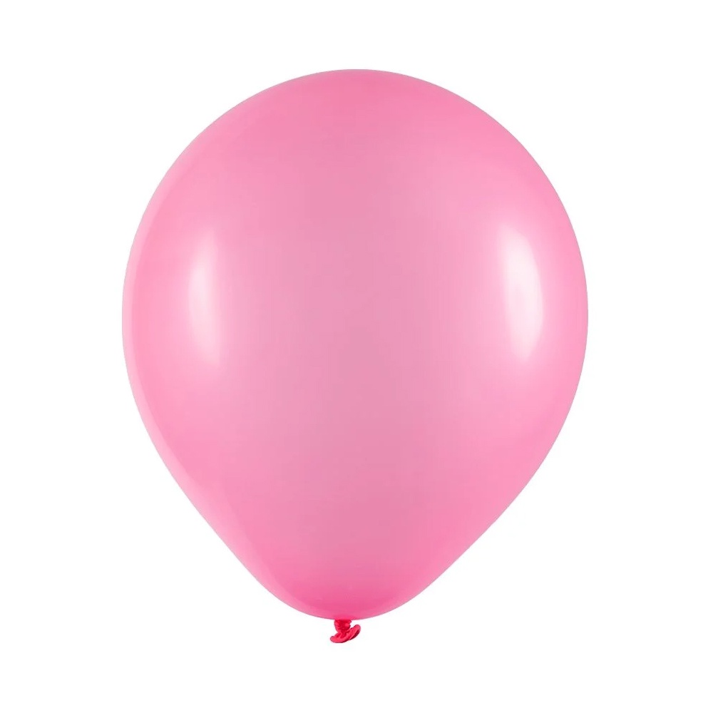 Balão De Festa Redondo - Rosa Pink - 9" 23cm - 50 unidades