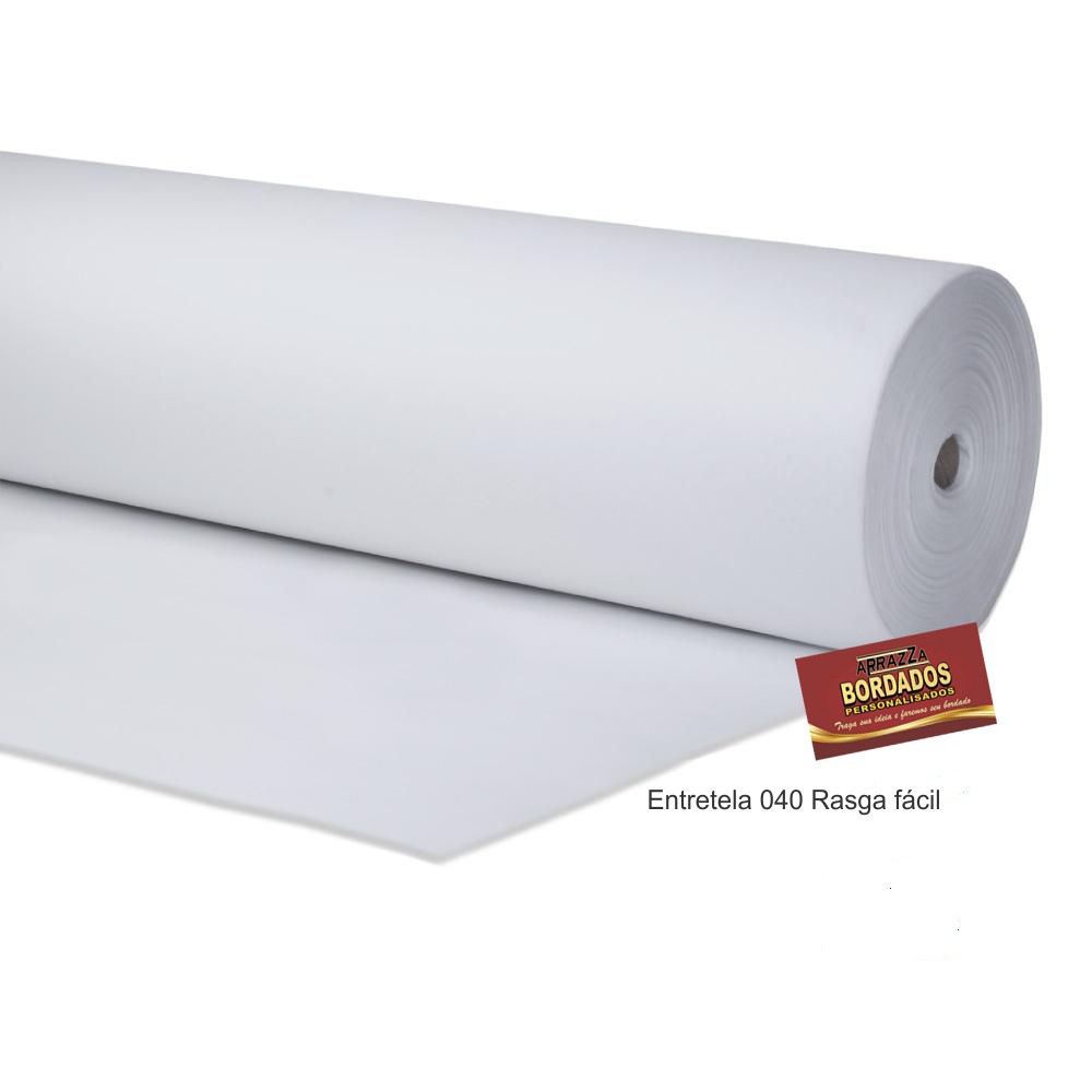 10 metro de Entretela para Bordado 040. Não Tecido Toque Macio - Rasga Fácil em Oferta na Shopee