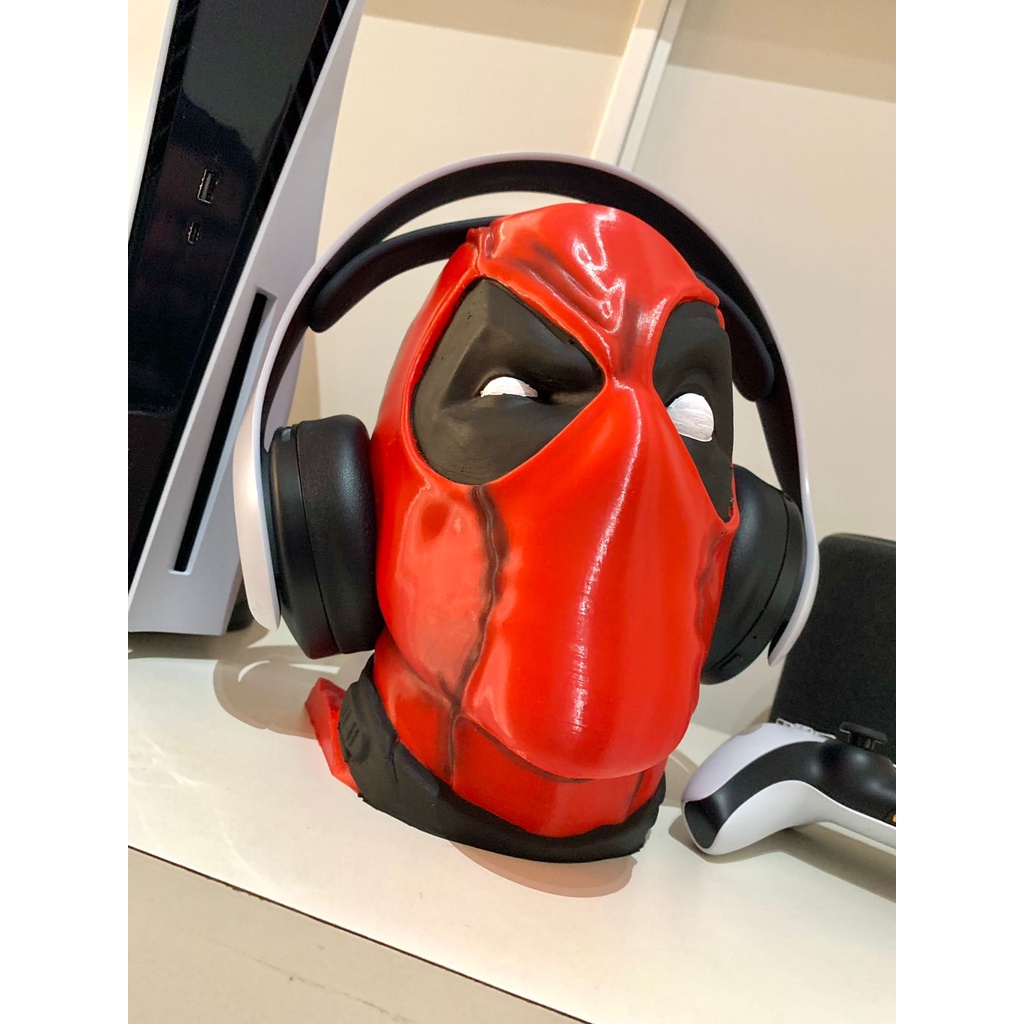 Suporte Headset Deadpool 23cm De Altura