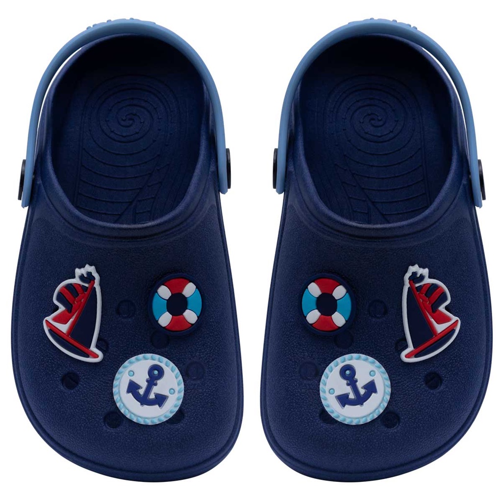 Sandalia Babuche Marinheiro Infantil 19 Ao 36 Chinelo Menino Calce Fácil 12.15 em Oferta na Shopee