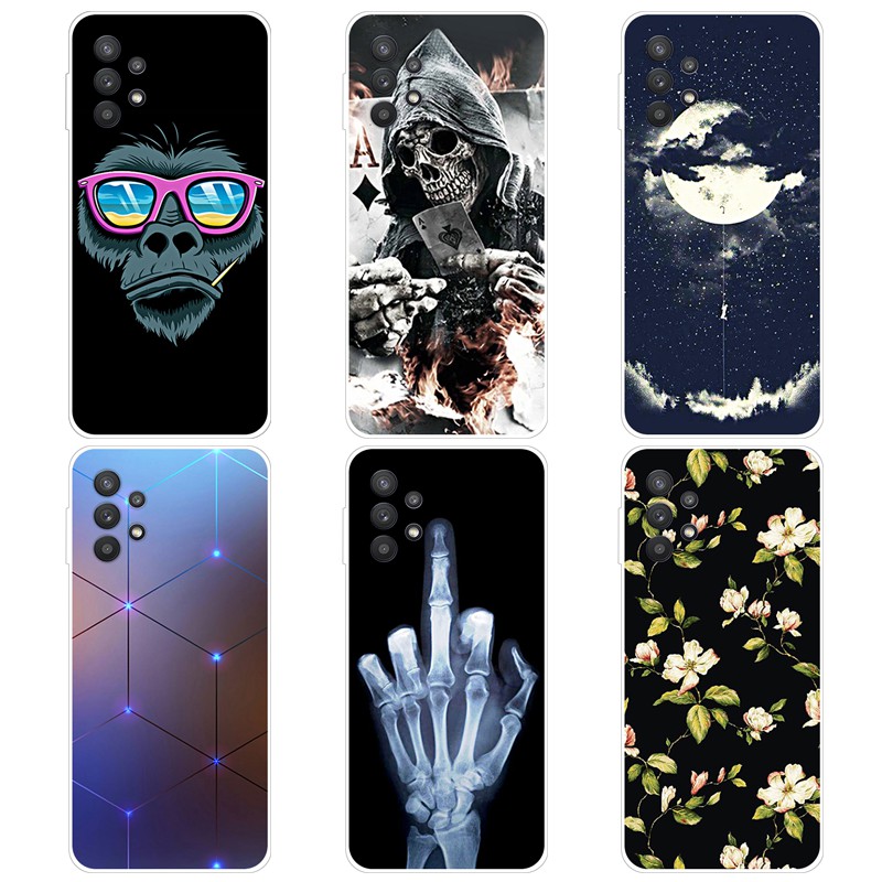 Samsung Galaxy A32 4G Printed Case Cartoon Back Cover For Samsung Galaxy A32 4G Soft Silicone TPU Case For Samsung Galaxy A32 4G