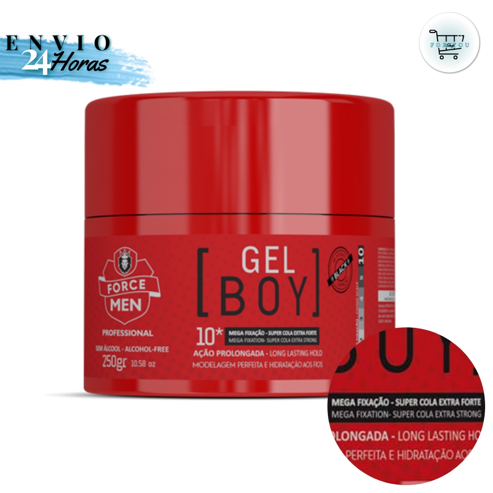 Gel Cola Gel Boy Extra Forte Mega Fixação 300g Shopee Brasil