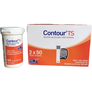 Contorno TS 50pçs/100pçs Tiras (Exp:Latest) Contour Ts em Oferta na Shopee