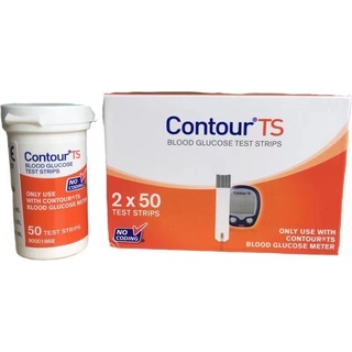 Contorno TS 50pçs/100pçs Tiras (Expiry Date : 2025-04) Contour Ts