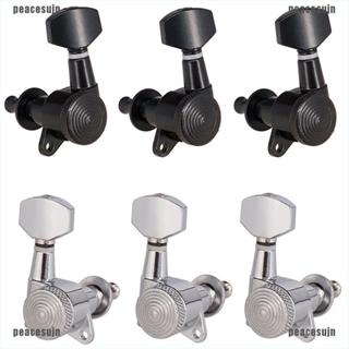 6pçs Tarrachas De Afinação De Cordas Com Travas / Chave / Afinadores Para Guitarra Ac em Oferta na Shopee