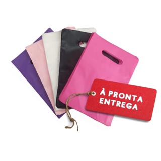 100 Sacolas Plástica Boca de Palhaço pequena medida15x20 em Oferta na Shopee