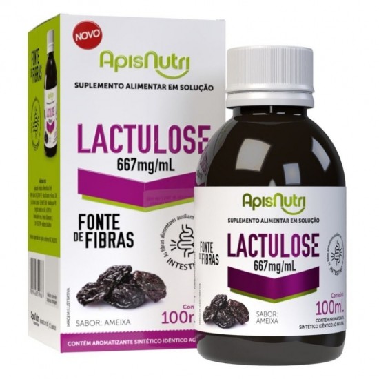 Lactulose 667mg 100ml Ameixa Auxiliar No Tratamento Do Intestino