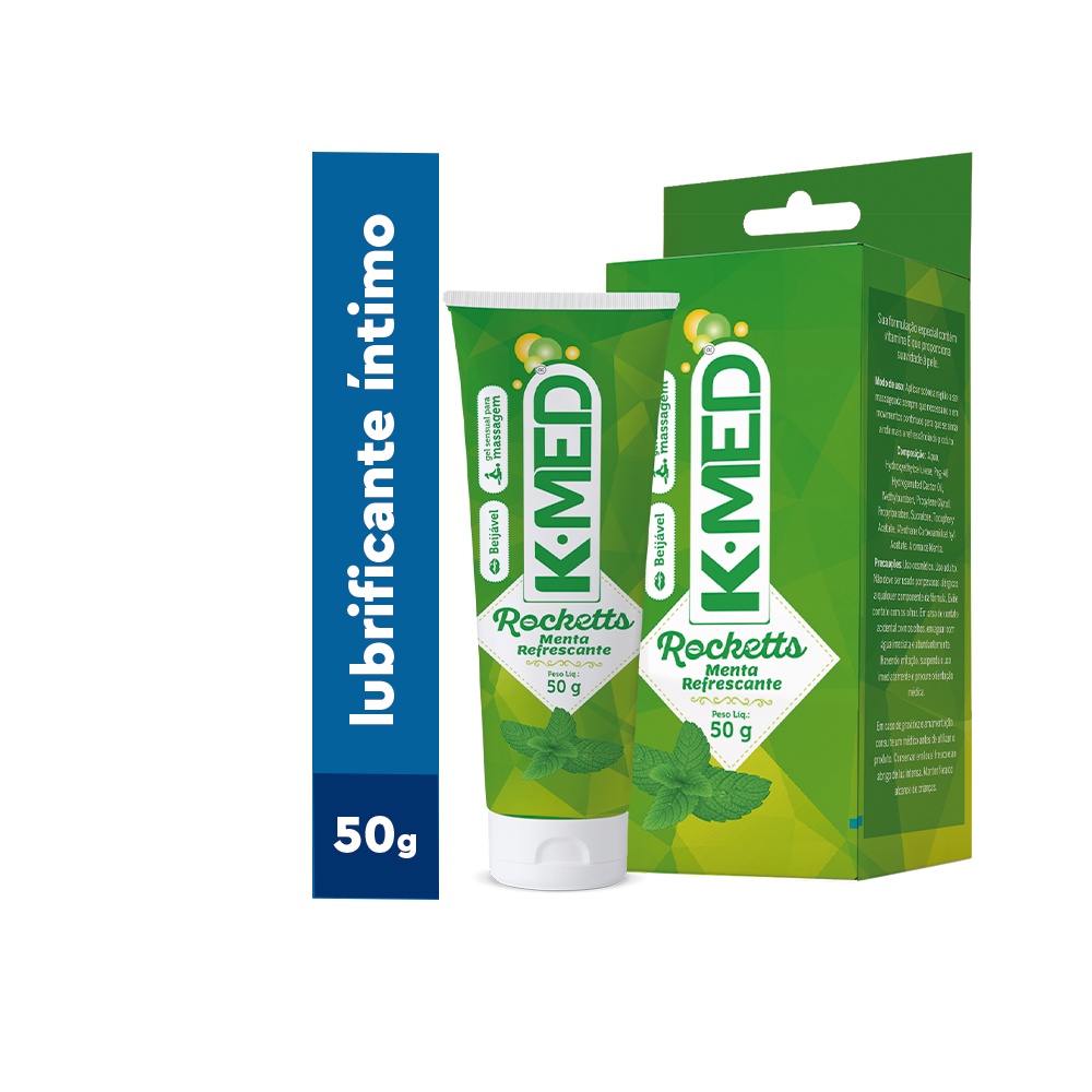 K-Med Rocketts Gel de Massagem Menta Refrescante 50g