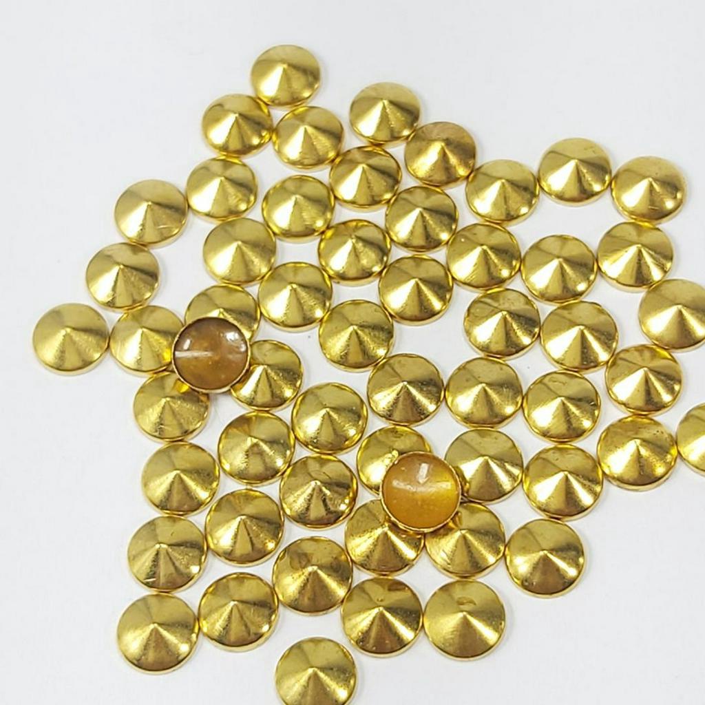 Spike 200 un 5mm termocolante metal Ouro 	8568 200 - 315A24